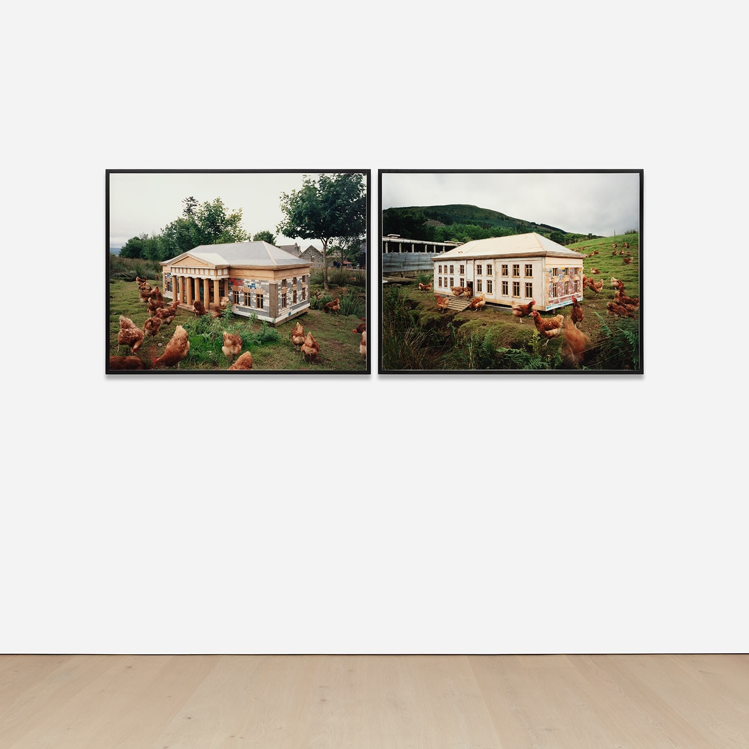 Artwork by Simon Starling, Burn, Made of chromogenic print, mounted to Sintra, in 2 parts