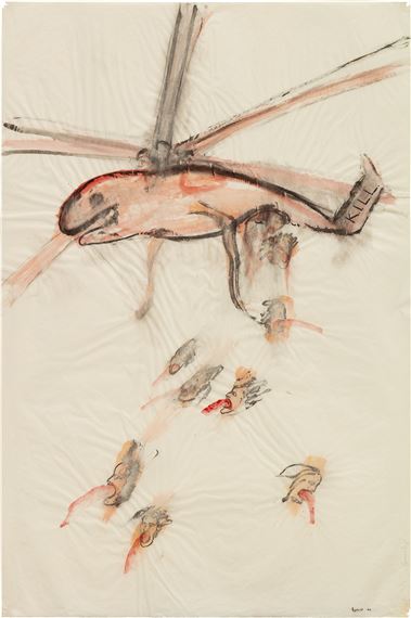 Nancy Spero | Gunship (1966) | MutualArt