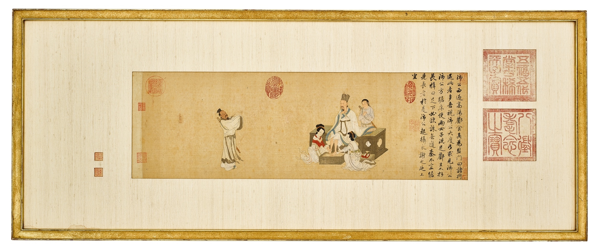 Zhao Mengfu Liu Bang Meeting Lisheng Mutualart