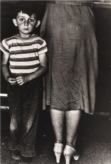 Mother and Child in a Bar, Blind River, Ontario by Gordon Parks, 1950