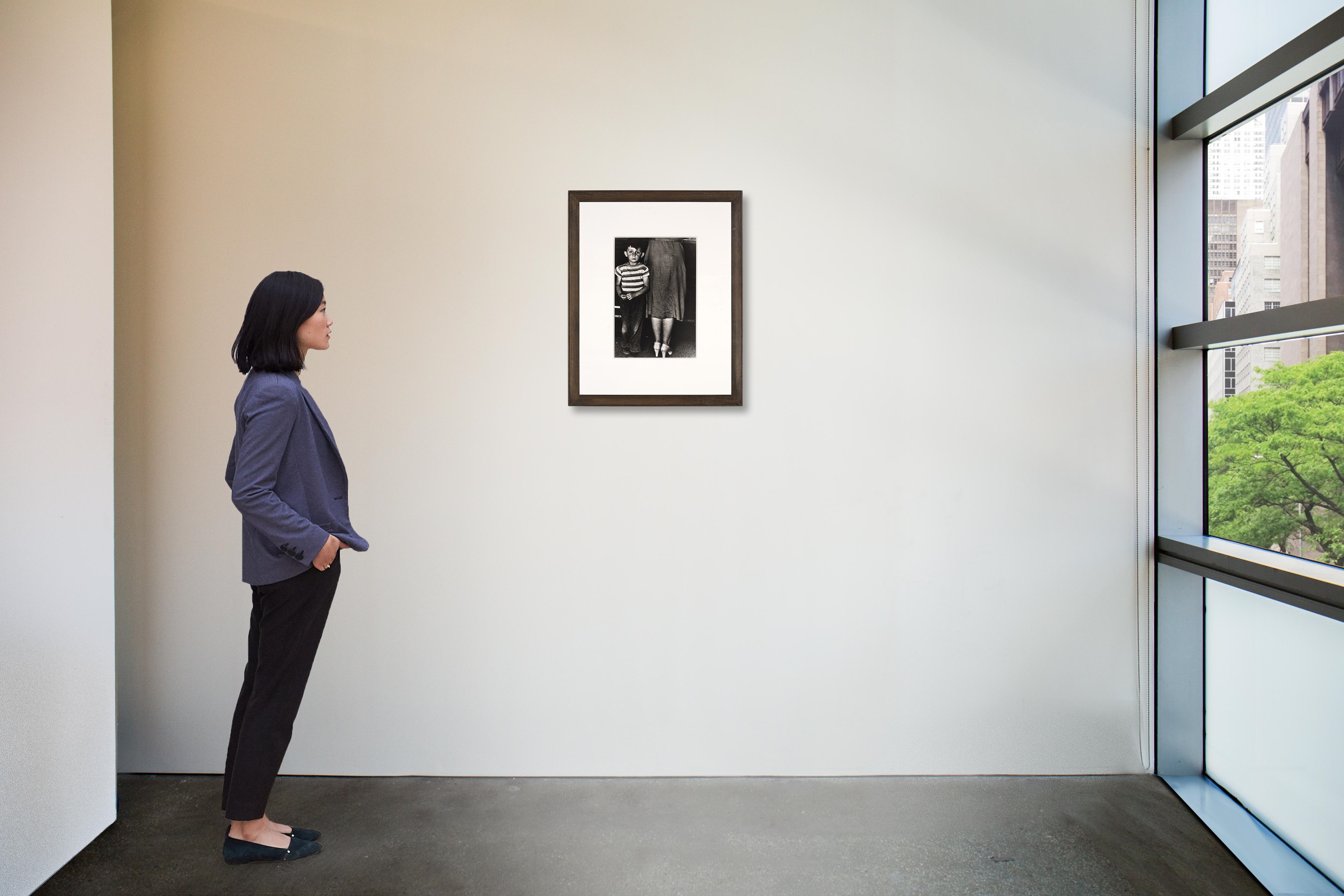Artwork by Gordon Parks, Mother and Child in a Bar, Blind River, Ontario, Made of gelatin silver print