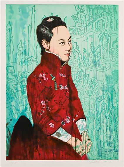 Shan - Mountain by Hung Liu, 2012