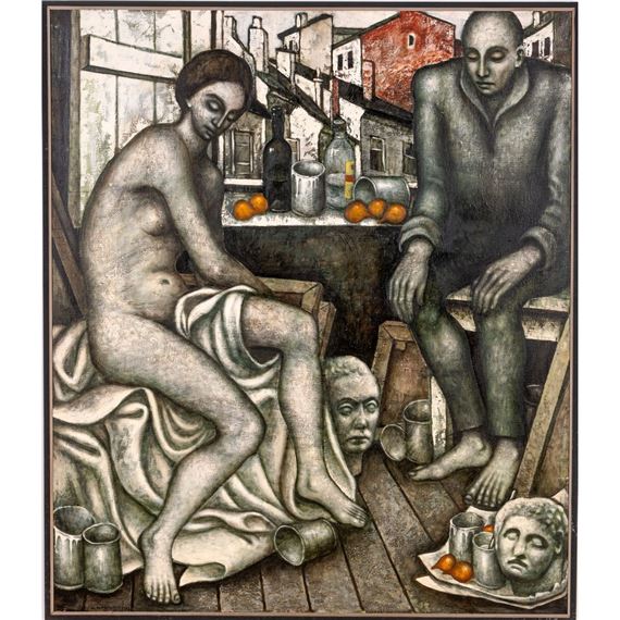 Im Atelier II by Wieslaw Garbolinski, 1972