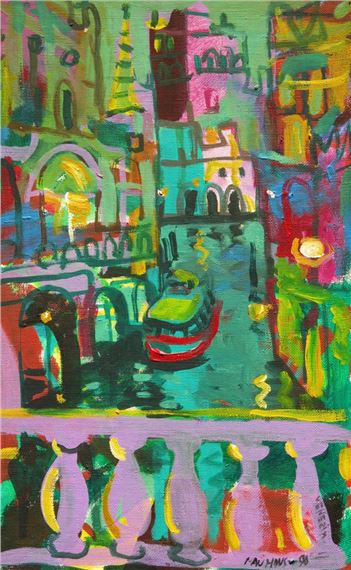 Venēcija vakarā 1990 by Aleksejs Naumovs, 1990