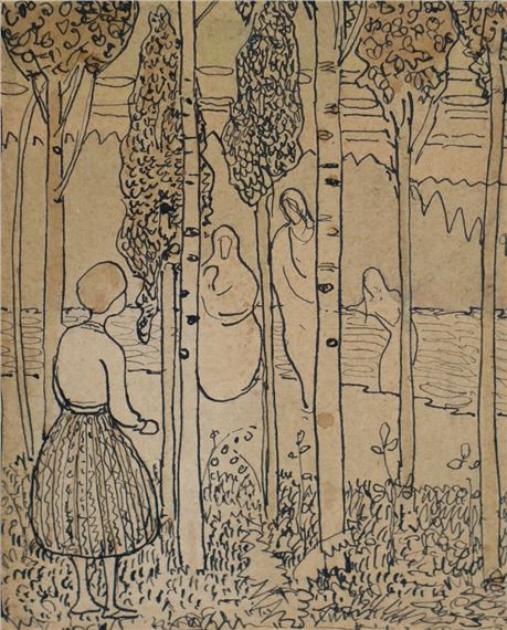 Janis Rozentāls | Swan maidens | MutualArt