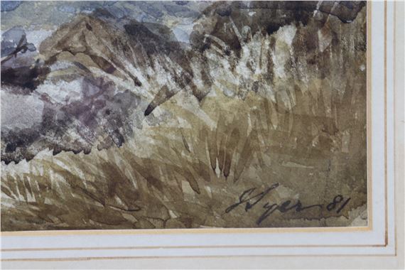John Syer | JOHN SYER (1815-1885) A moorland stream, signed & dated “J ...