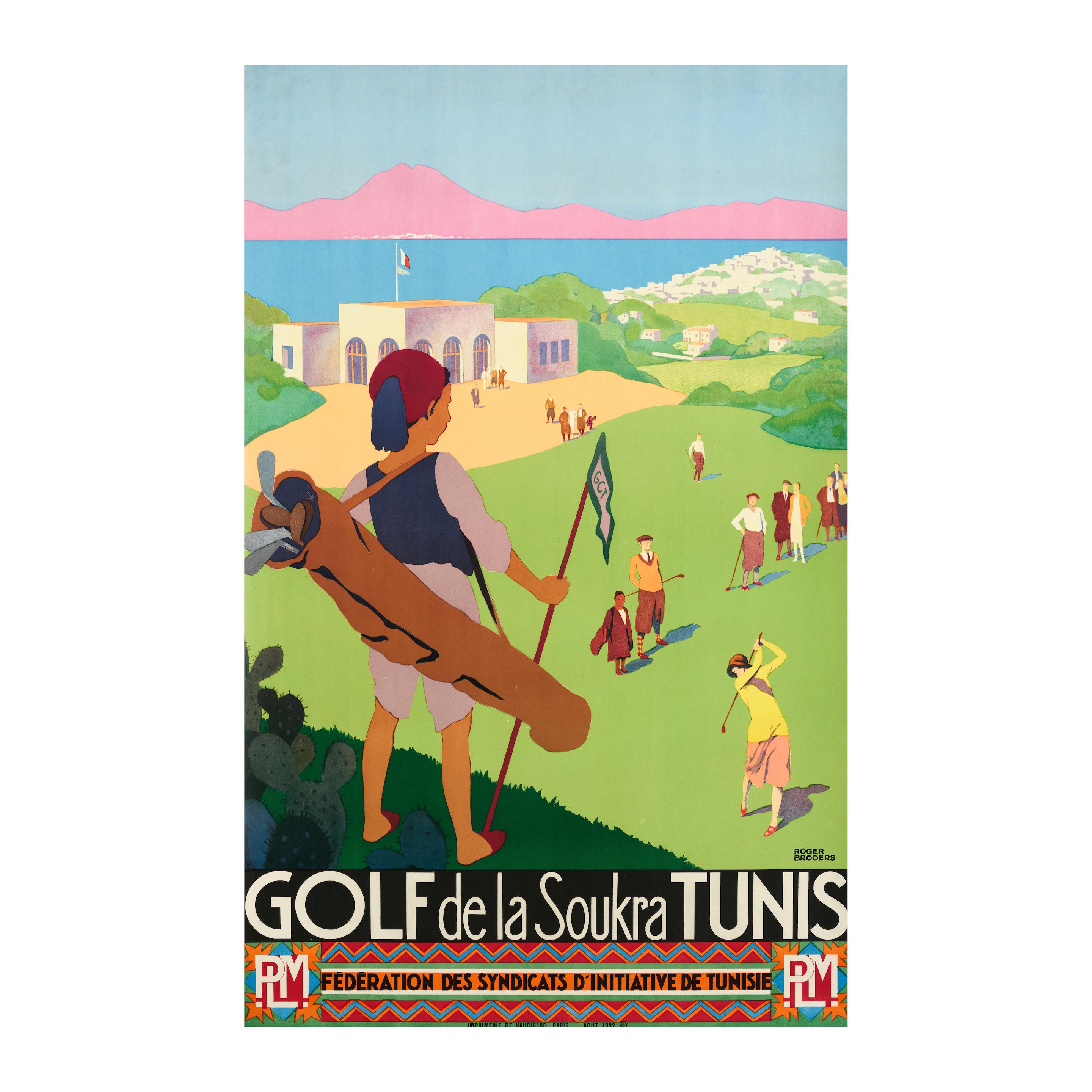 Roger Broders | GOLF de la SOUKRA TUNIS. PLM (1932) | MutualArt