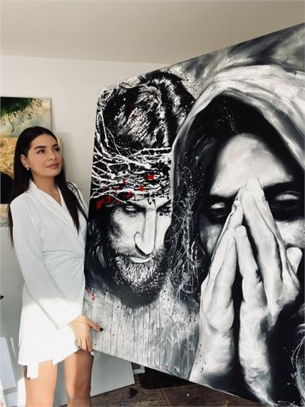 Panna Mária a žš (dobročinná aukcia) by Lucia Rubeljová, 2023