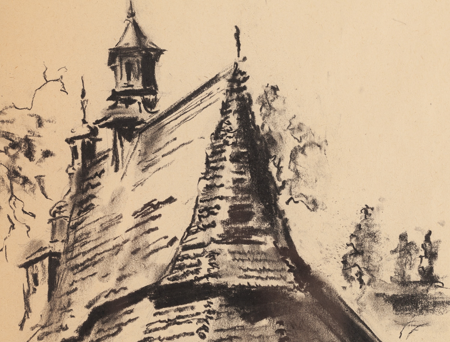 Wiktor Zin | View of the church | MutualArt