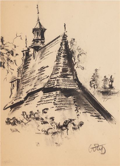Wiktor Zin | View of the church | MutualArt