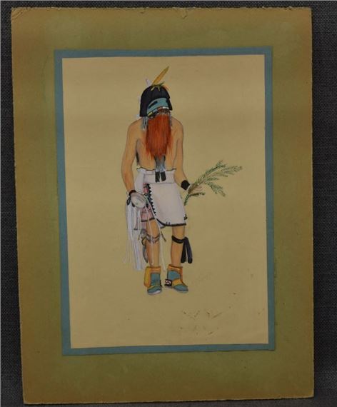 Native dancer by Robert Quotskuyva, 1940's