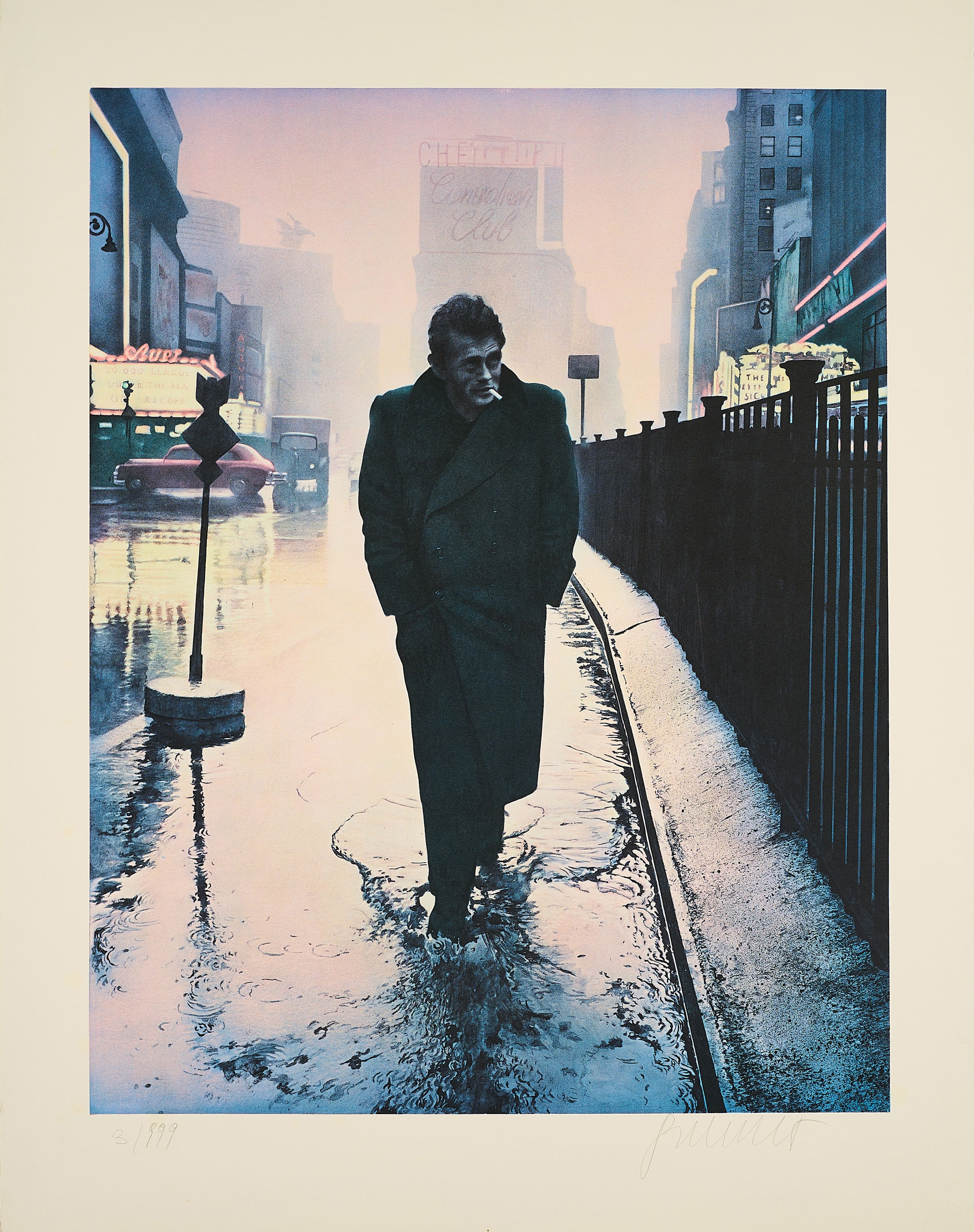 Boulevard of Broken Dreams (James Dean). by Gottfried Helnwein, 1982