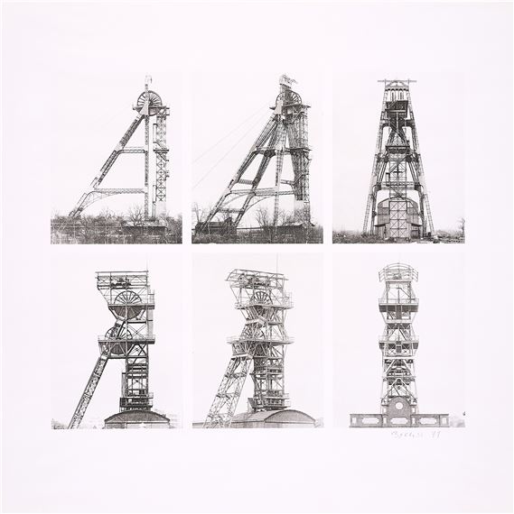 Förderturm. by Bernd & Hilla Becher, 1971