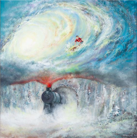 Galactic Surfing by Andrzej Fronczak, 2021