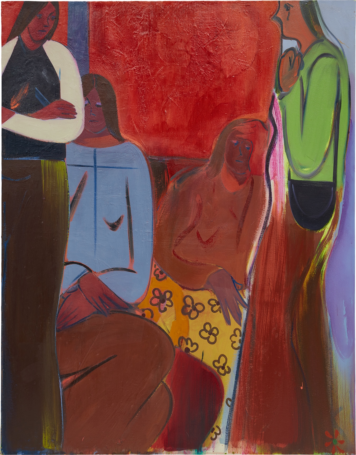 Artwork by Heidi Hahn, Us (without you) II, Made of oil on canvas