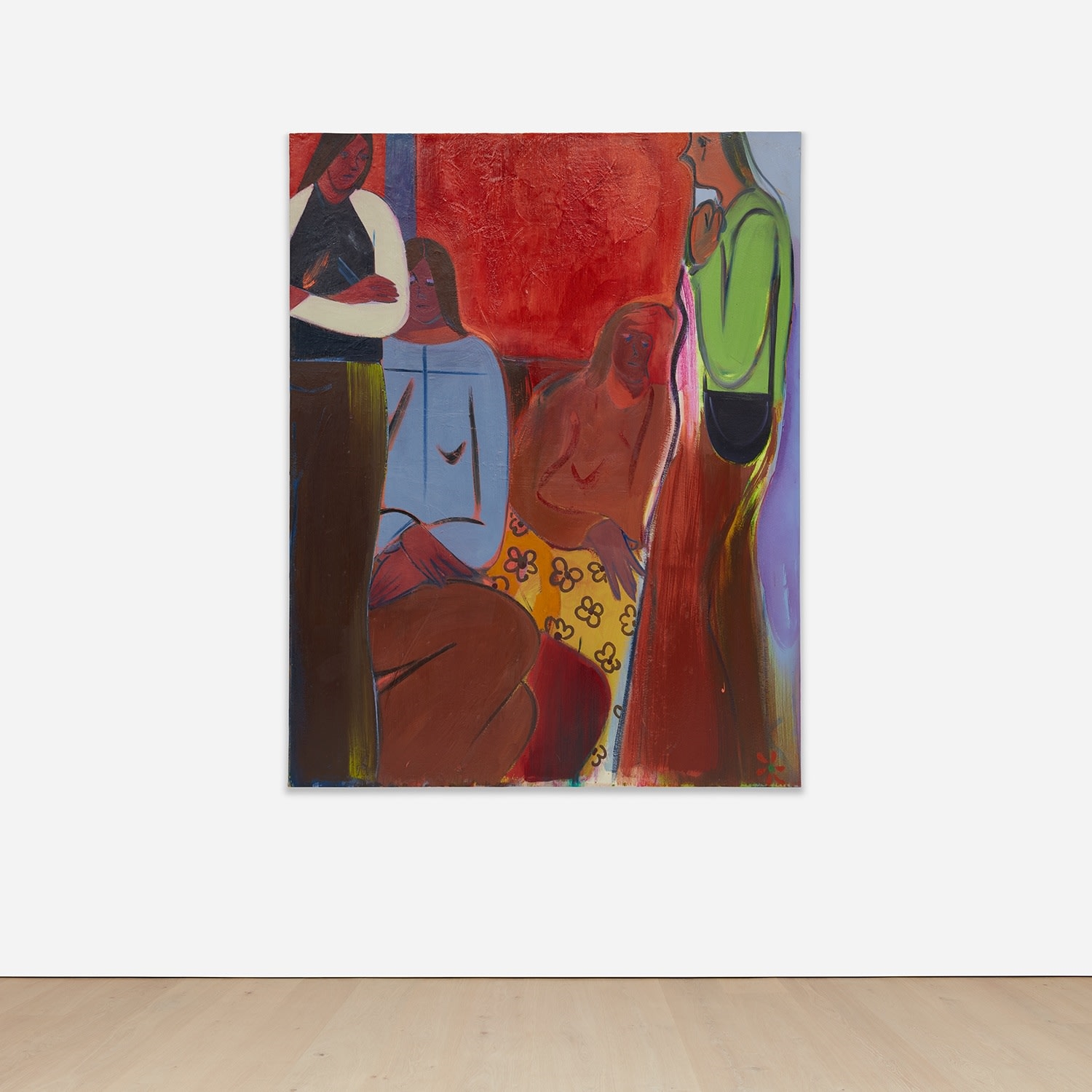 Artwork by Heidi Hahn, Us (without you) II, Made of oil on canvas