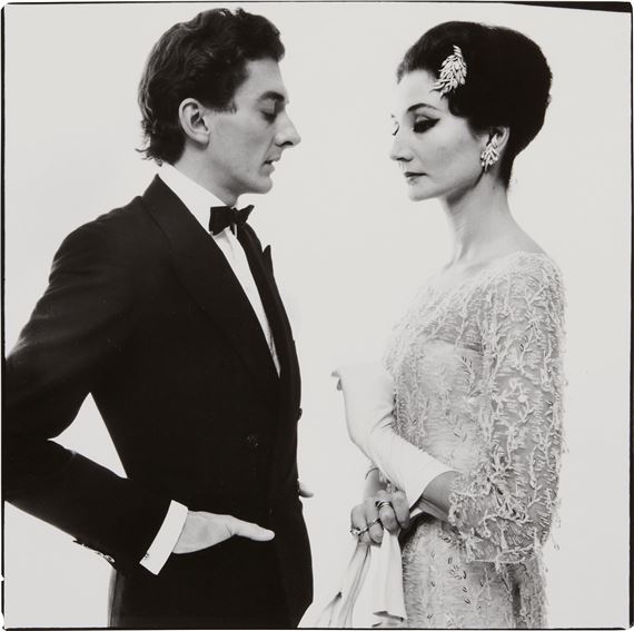 Richard Avedon | The Vicomtesse Jacqueline de Ribes and Raymundo de ...
