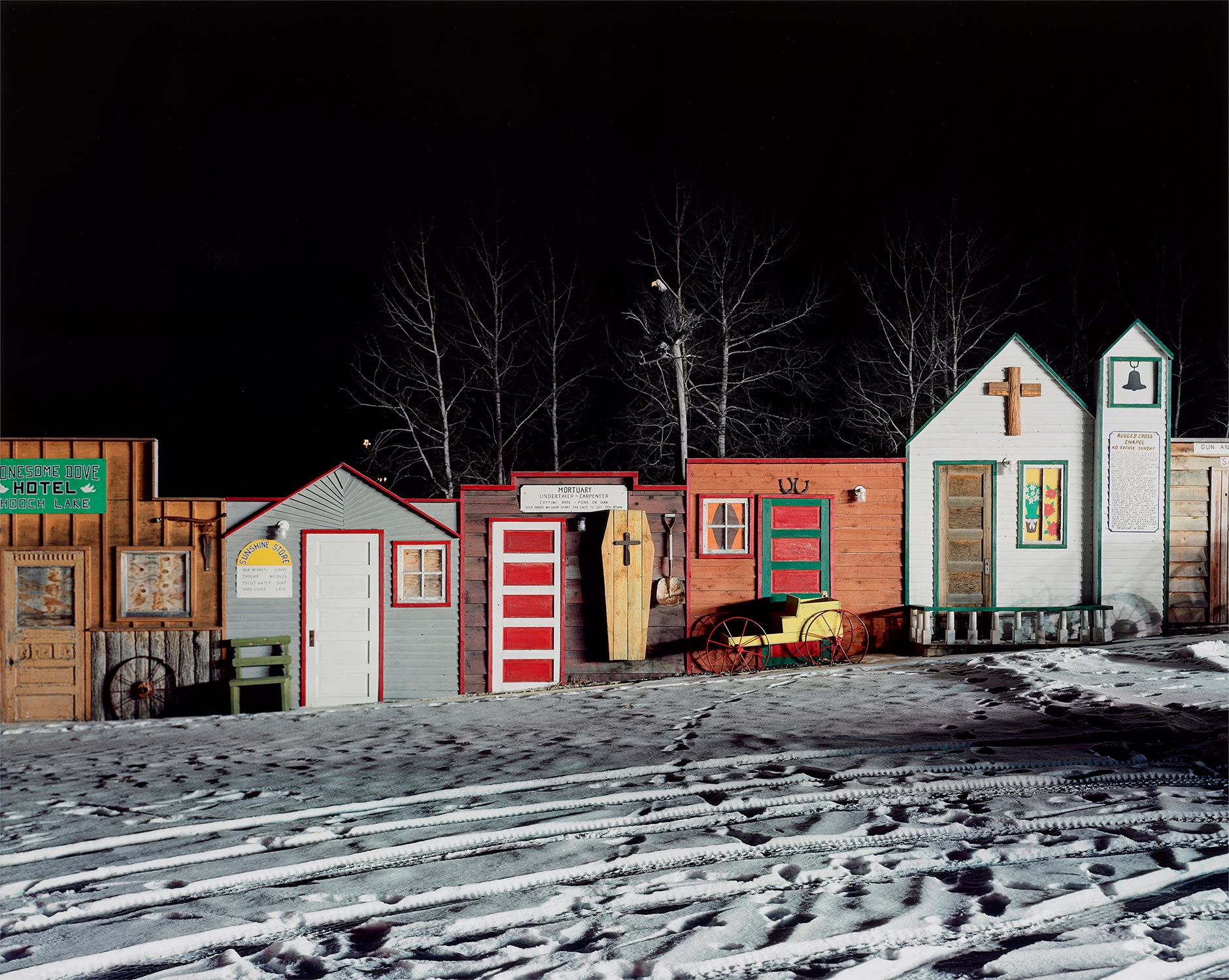 Artwork by Alec Soth, Akeley, Minnesota, Made of Pigment print, mounted.