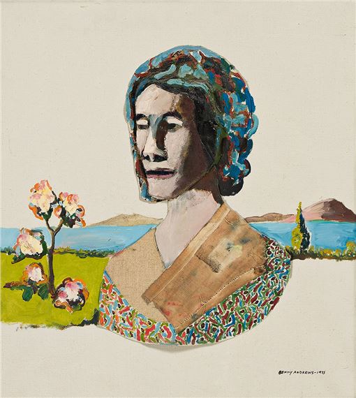 Mary by Benny Andrews, 1975