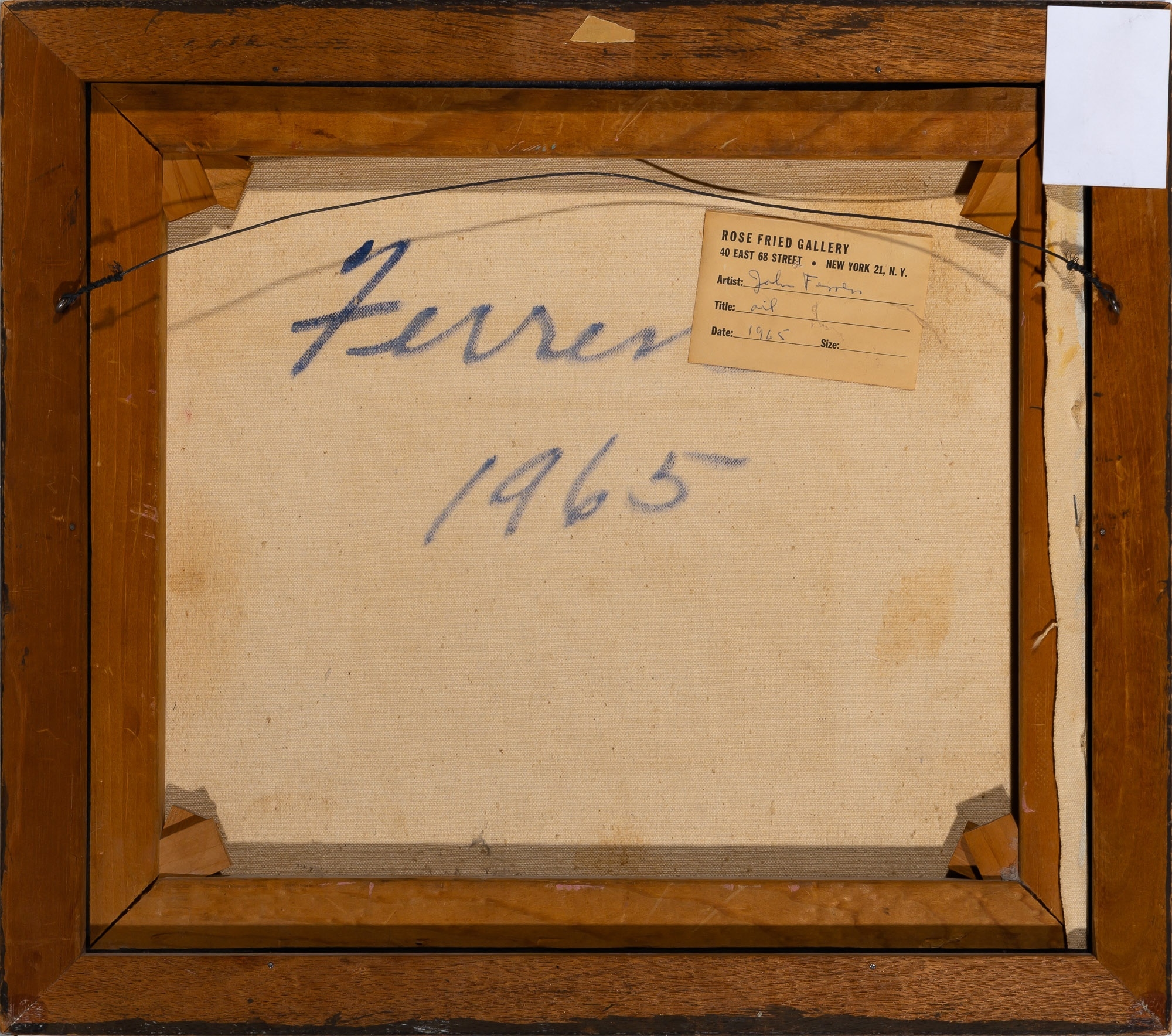 Artwork by John Ferren, Untitled, Made of Oil on canvas