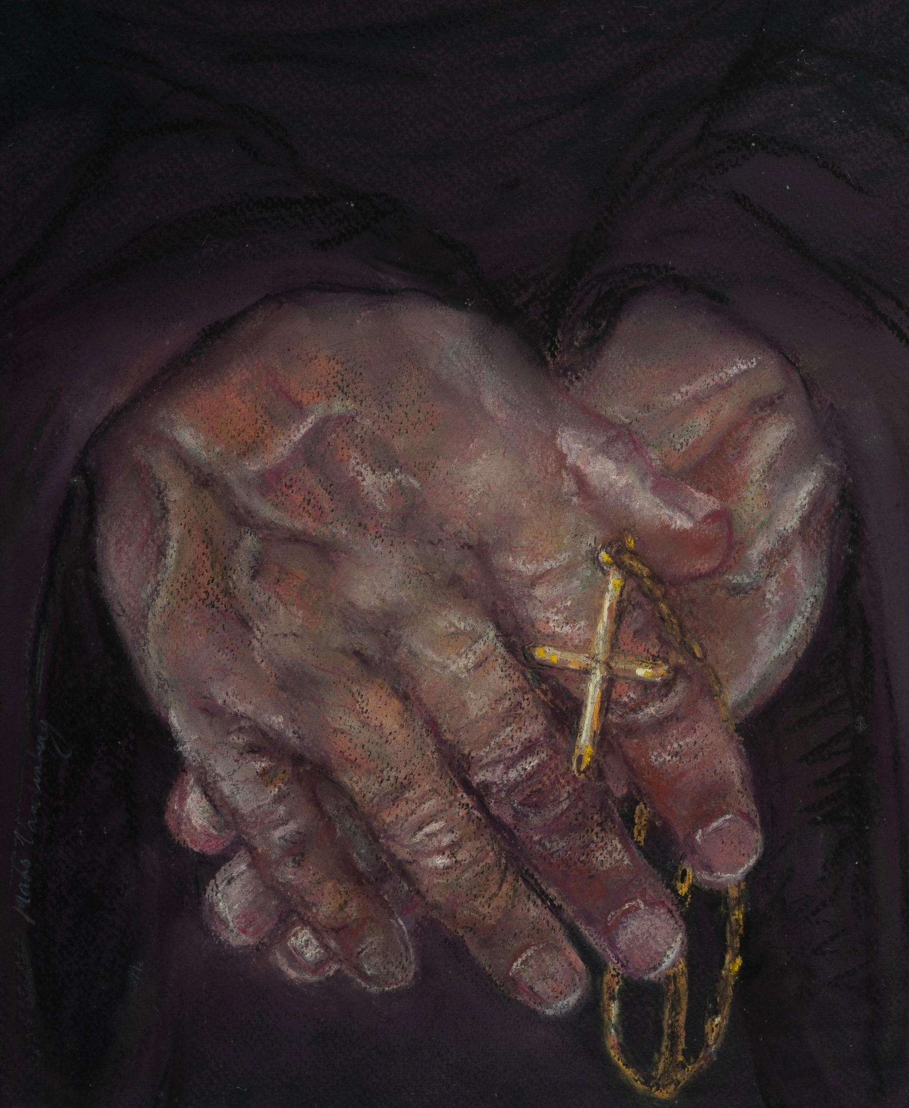 Artwork by Margaret Vandenberg, 'Axeman's Dawn, Made of Pastel
