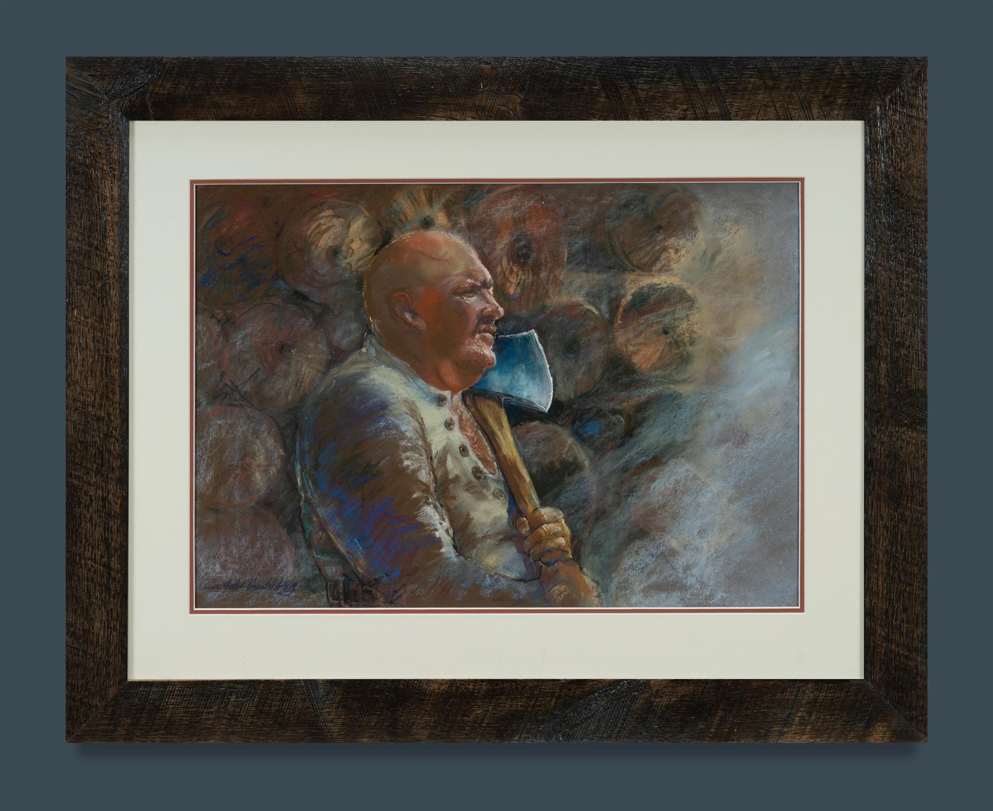 Artwork by Margaret Vandenberg, 'Axeman's Dawn, Made of Pastel