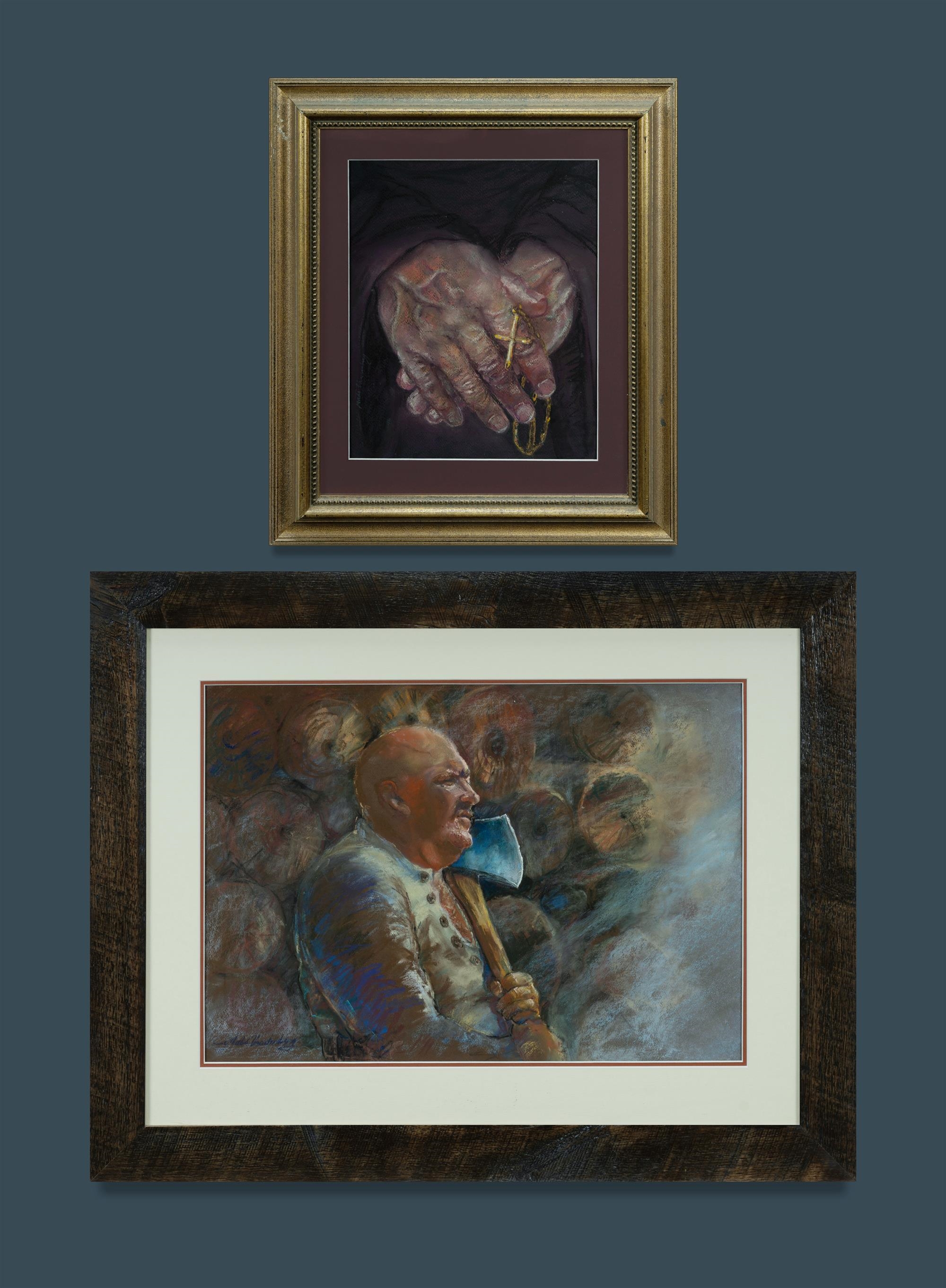 Artwork by Margaret Vandenberg, 'Axeman's Dawn, Made of Pastel