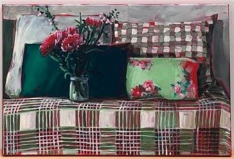 Sofa et bouquet - Aurelle Richard