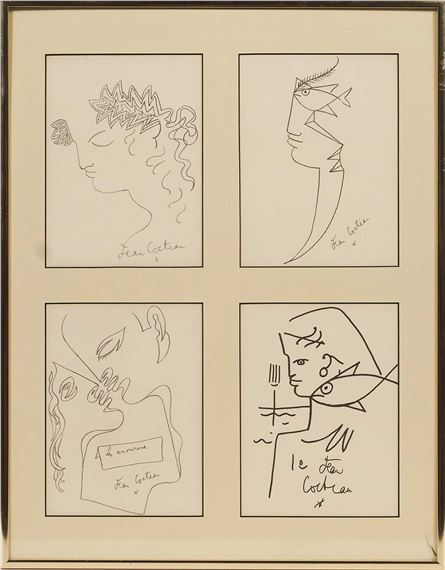 Jean Cocteau 画集 Dessins Sculptures Jean Cocteau | Dessins | MutualArt