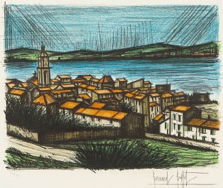 Bernard Buffet | L'ecuyere from MON CIRQUE (1968) | MutualArt
