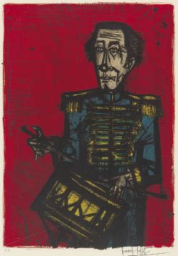 Bernard Buffet | L'ecuyere from MON CIRQUE (1968) | MutualArt