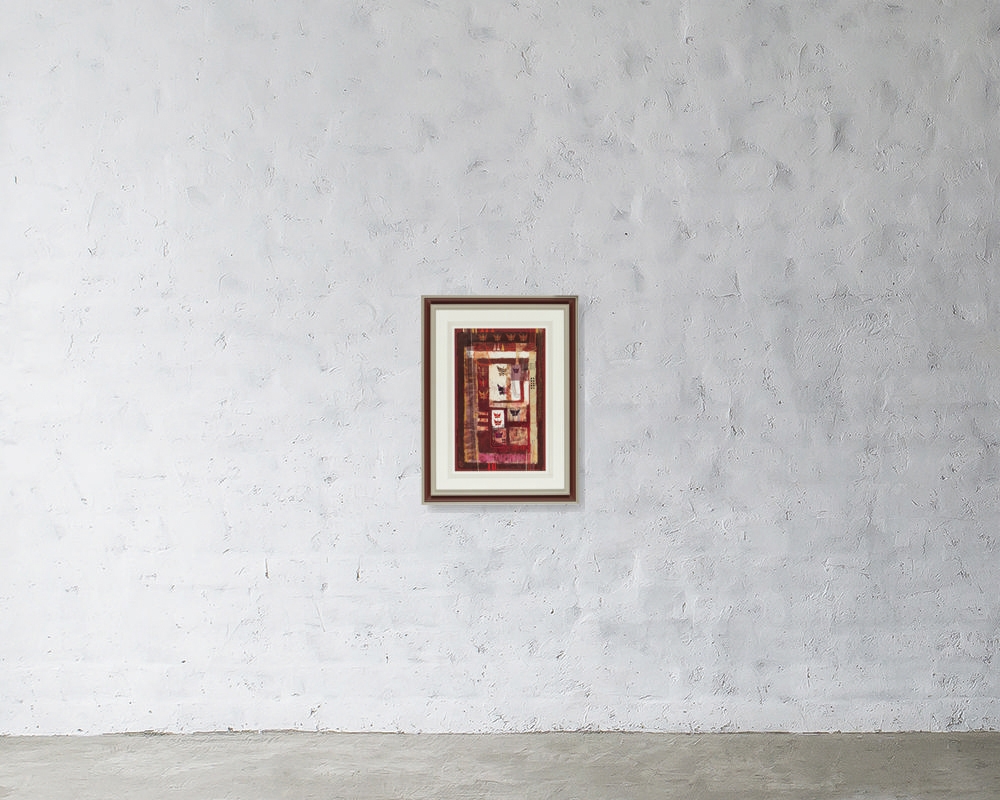 Artwork by Giko Hayakawa, Red fairy tale, Made of gouache on paper, paper