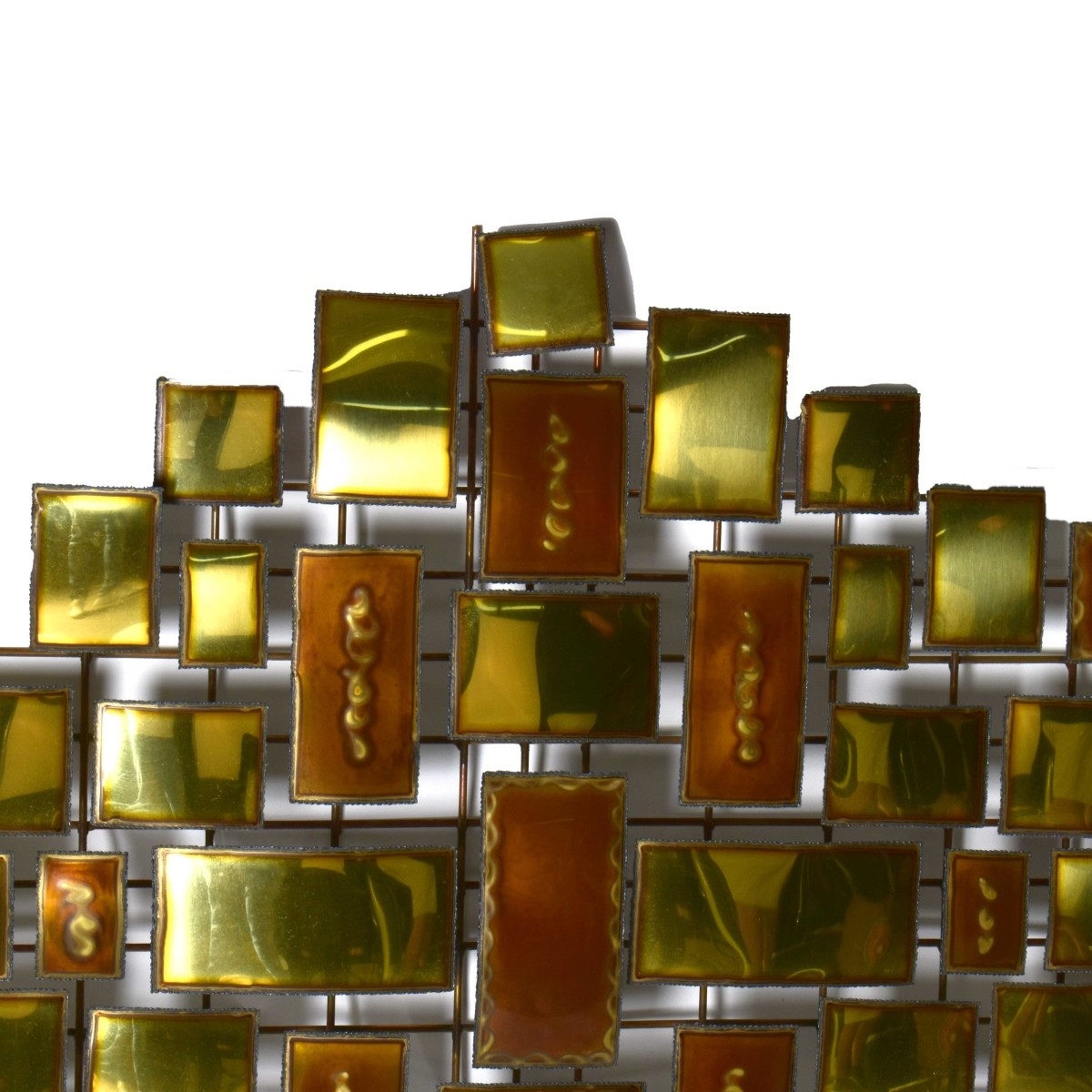 Curtis Jeré Modern Copper Wall Hanging Sculpture MutualArt