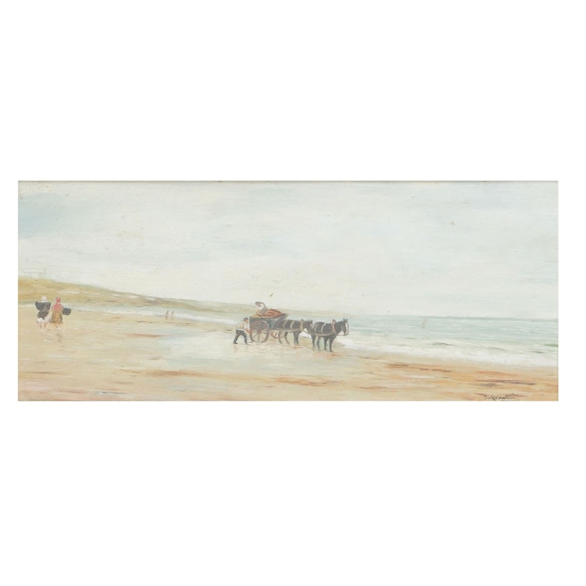 George Robertson | Beach Scene | MutualArt