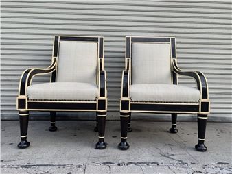 Pair of Oversized Armchairs - Hendrix Allardyce