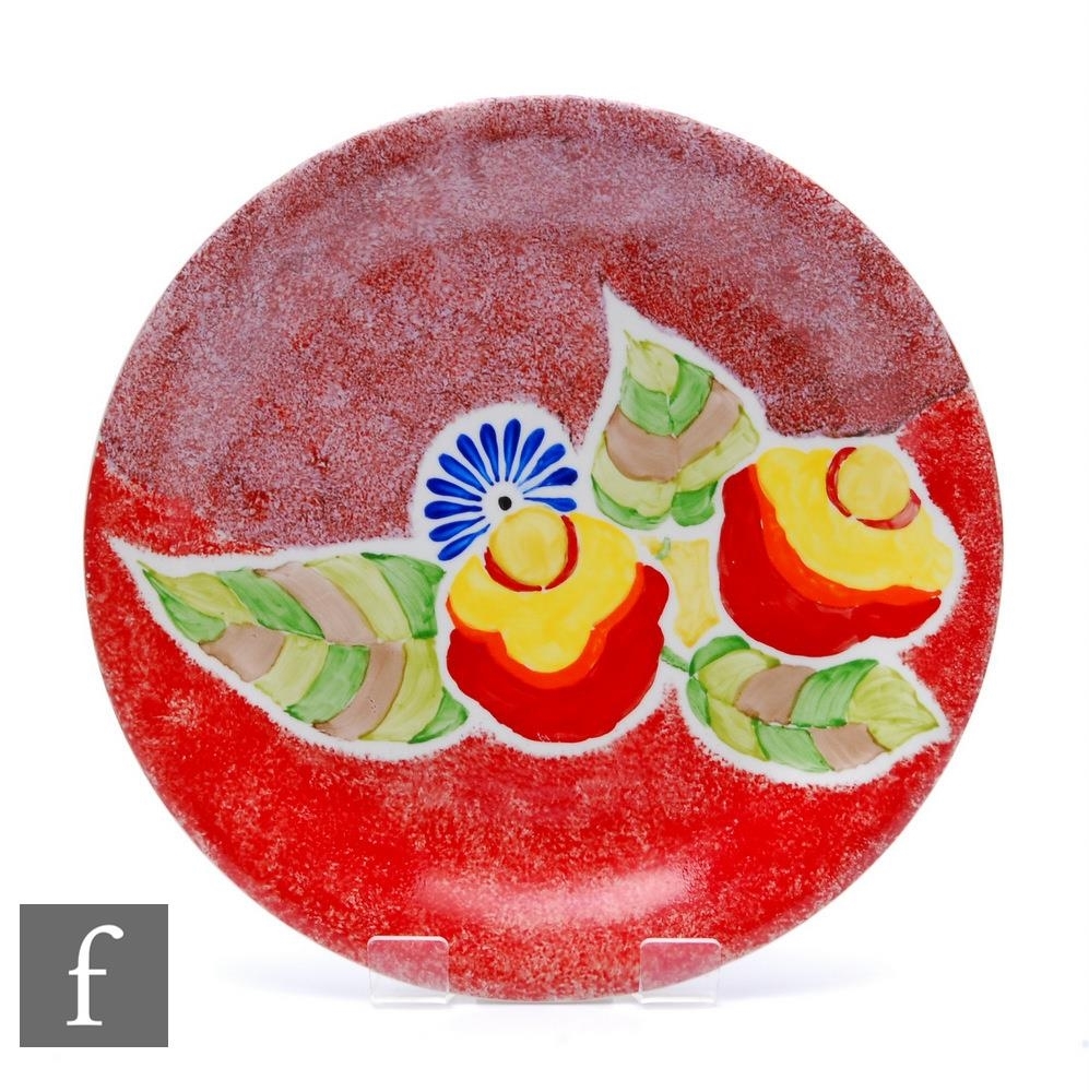 Clarice Cliff | A contemporary Bizarre Craft pottery plate by Rene Dale ...