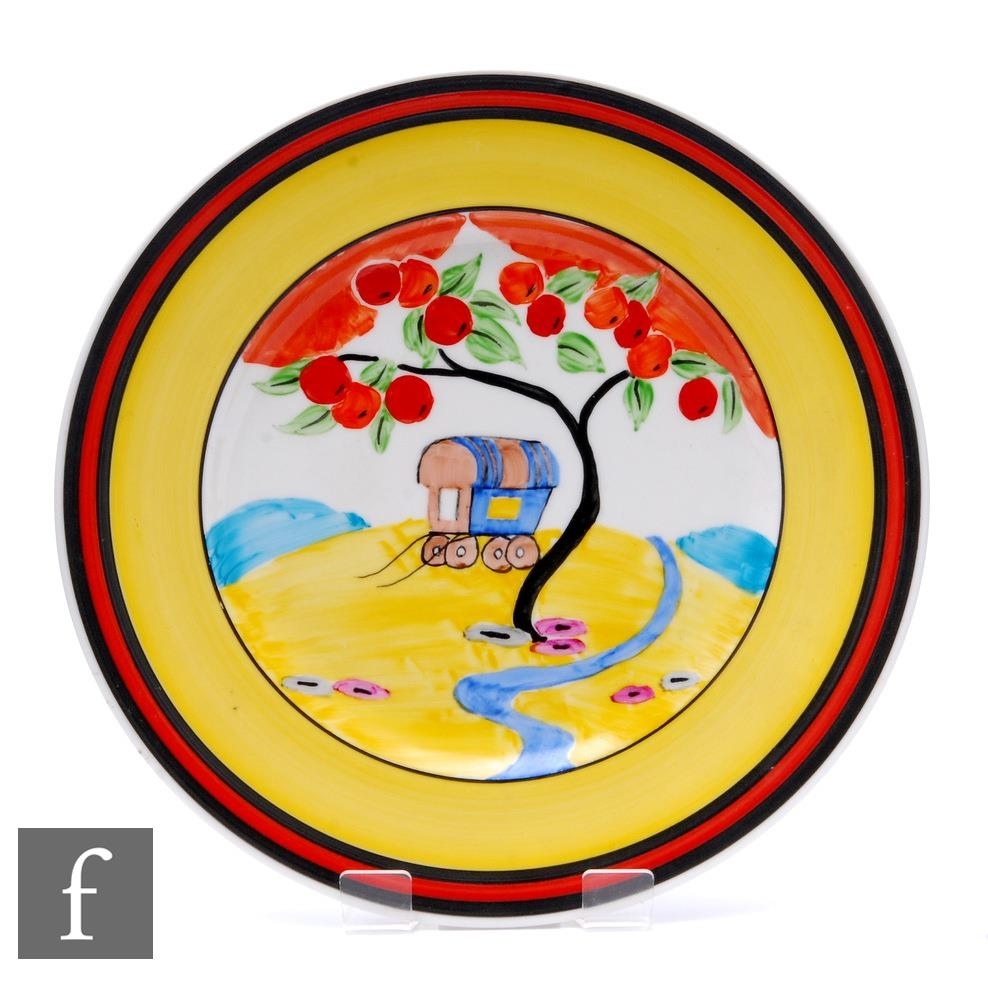 Clarice Cliff | A contemporary Bizarre Craft pottery plate by Bizarre ...