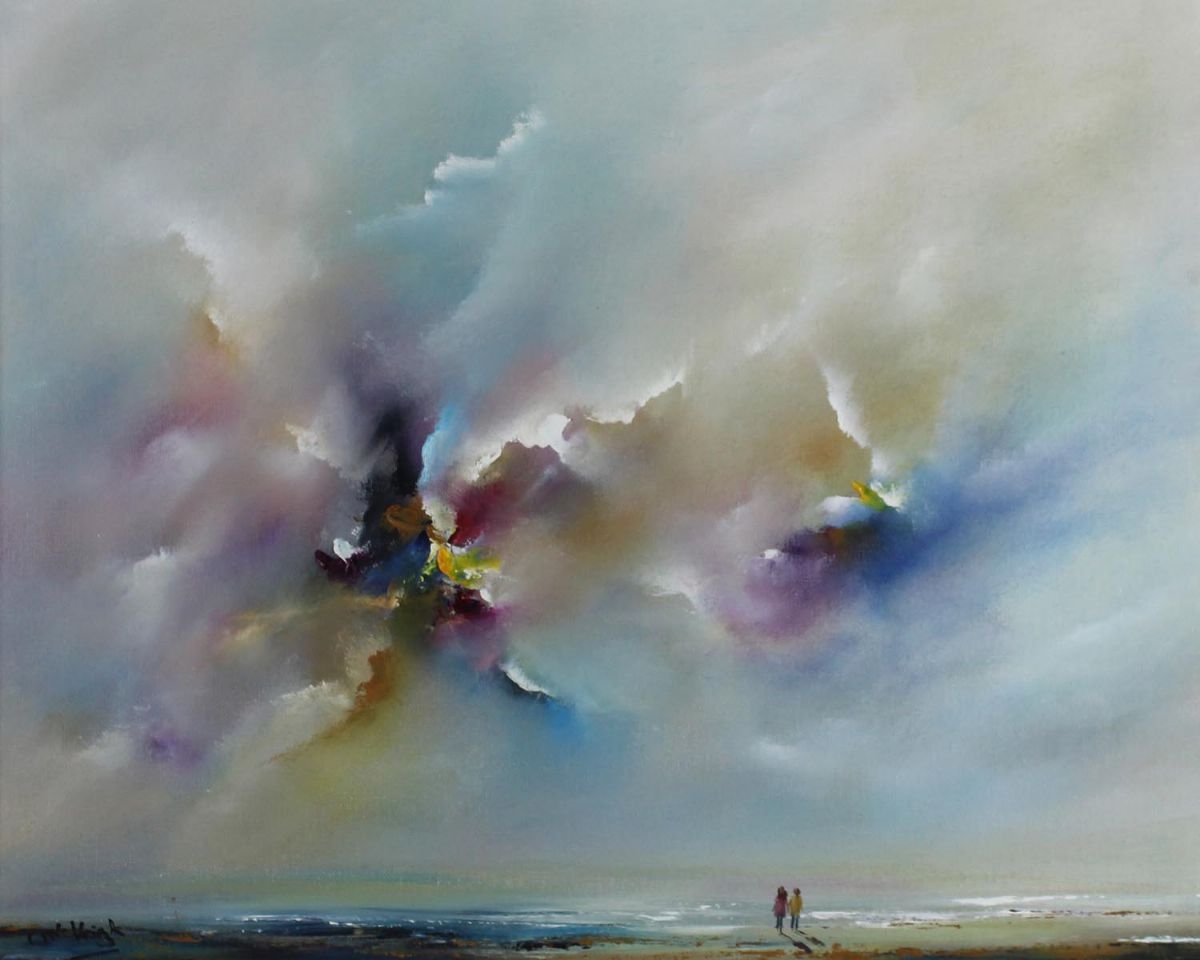 Artwork by Caroline McVeigh, To Be or Not to Be, Made of Oil on Board