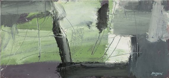 Paesaggio Grigio e Verde 1983 by Piero Ruggeri, 1983