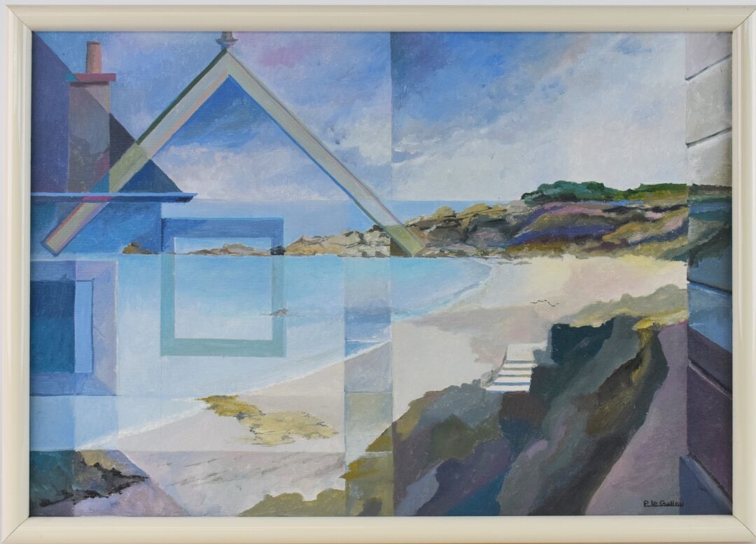 Paul Le Gallou La plage MutualArt