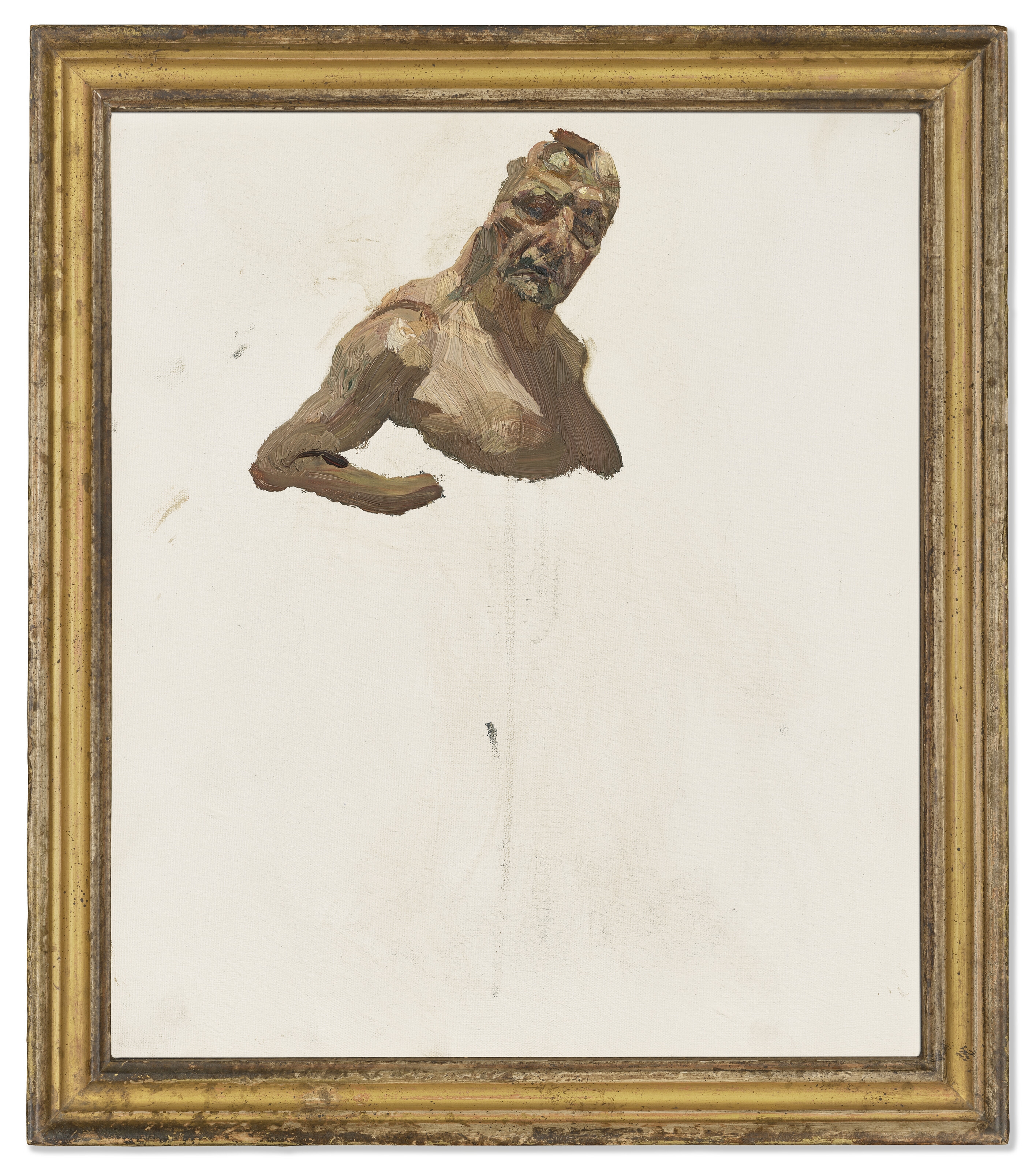 Artwork by Lucian Freud, Self-portrait (Fragment), Made of oil on canvas