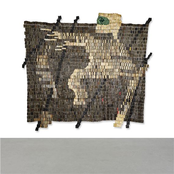 Warrior by El Anatsui, 2015