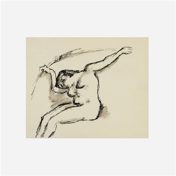 Seated Nude by Arthur Beecher Carles