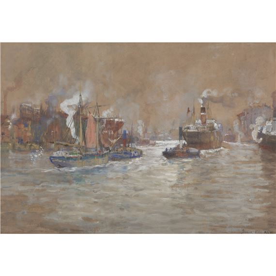 UPSTREAM, RIVER CLYDE by James Kay