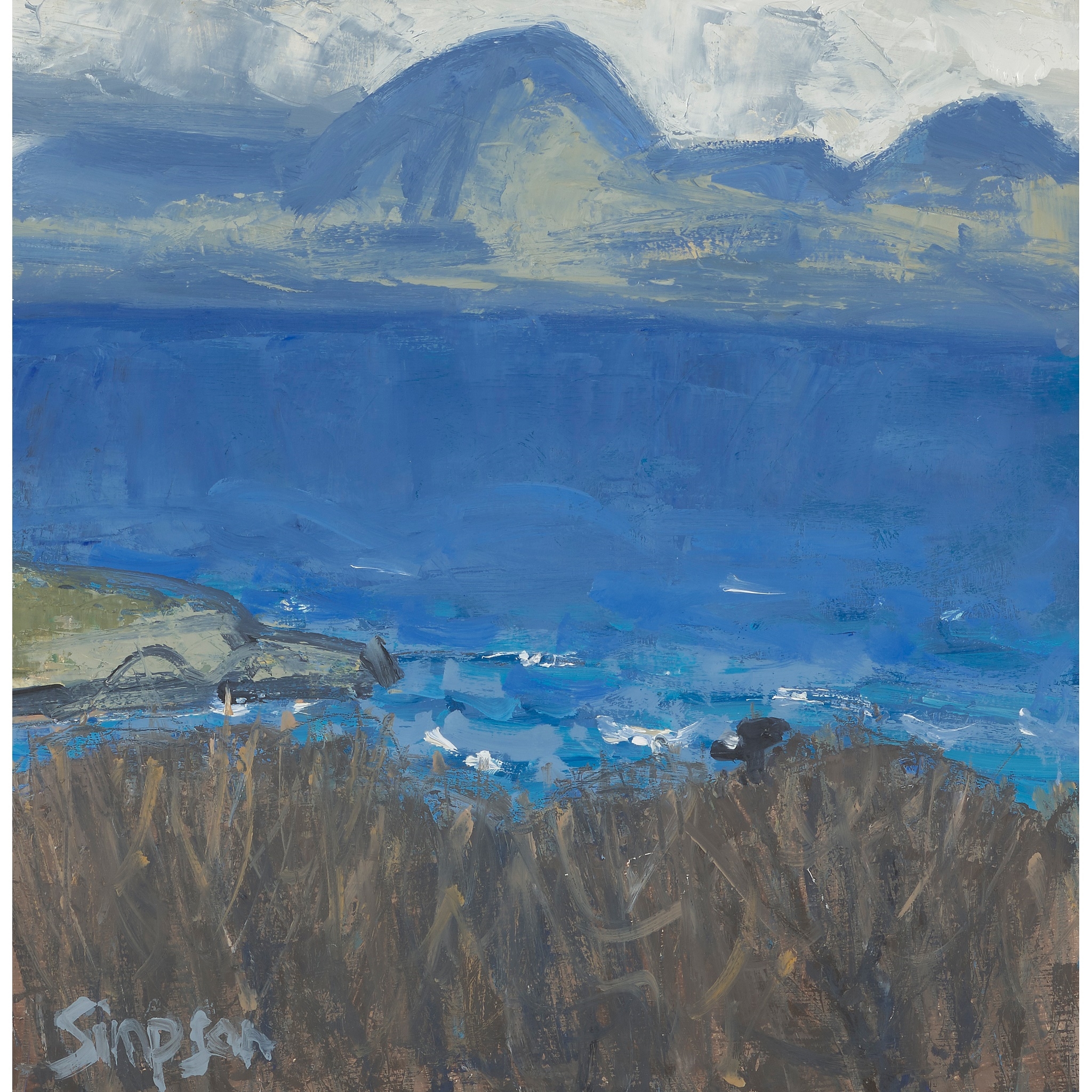 Charles Simpson | SQUAWKING RAVEN & PAPS OF JURA | MutualArt