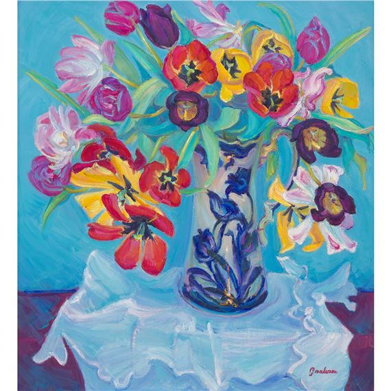 JUG OF TULIPS by Josephine Graham