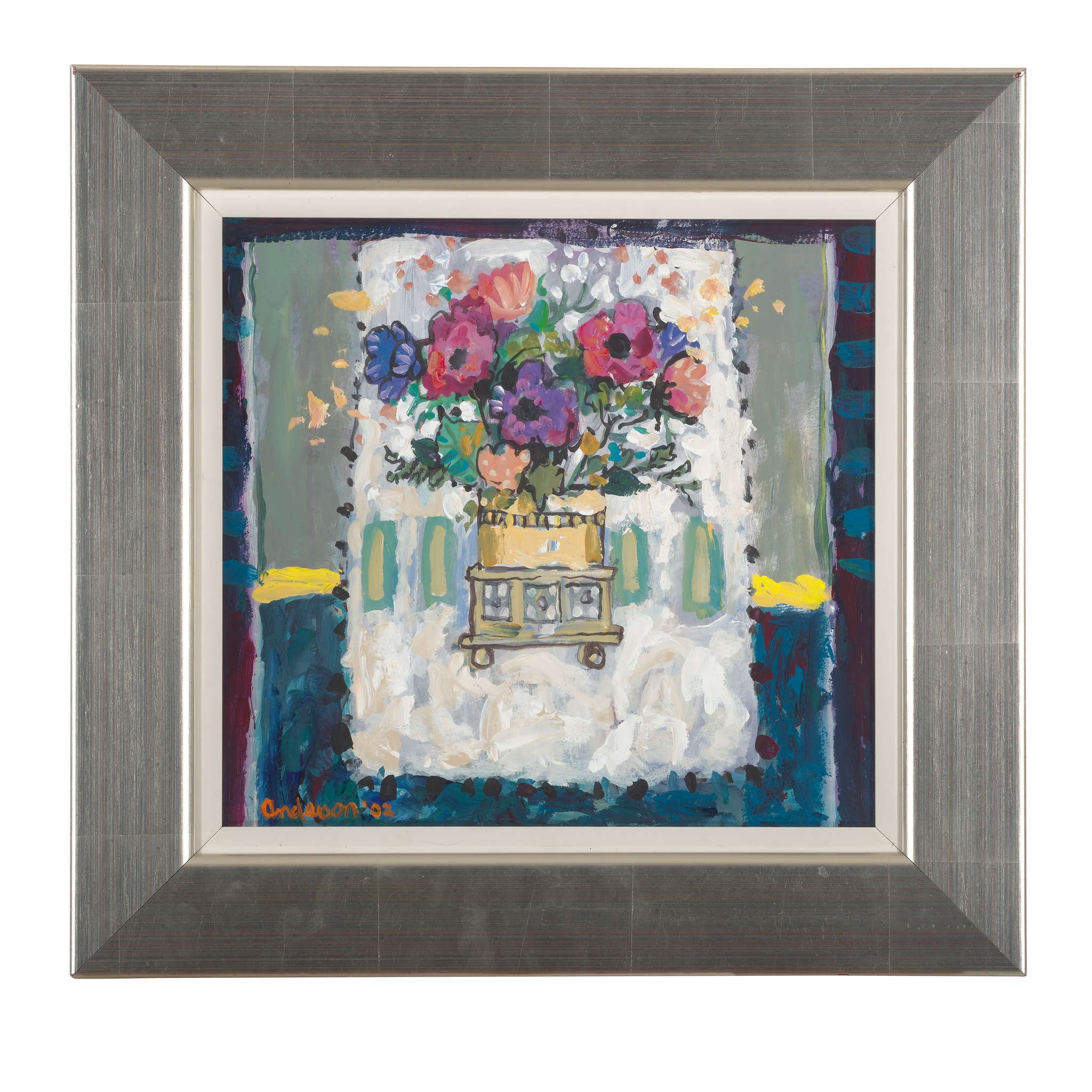 Artwork by Charles Anderson, ANEMONES, Made of acrylic on board