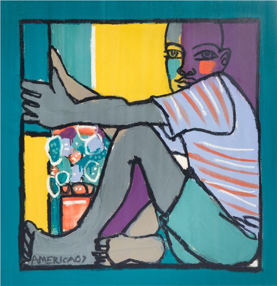 Seated Figure by America Martin, 1980