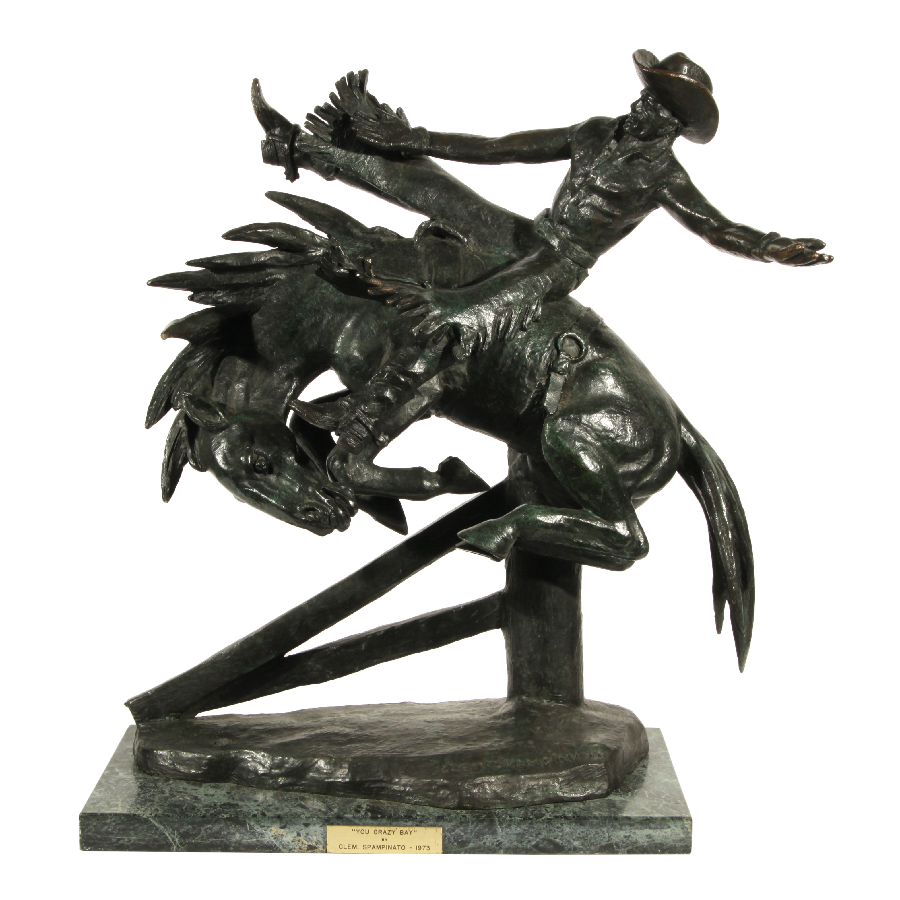 Artwork by Clemente Spampinato, You Crazy Bay, Made of bronze