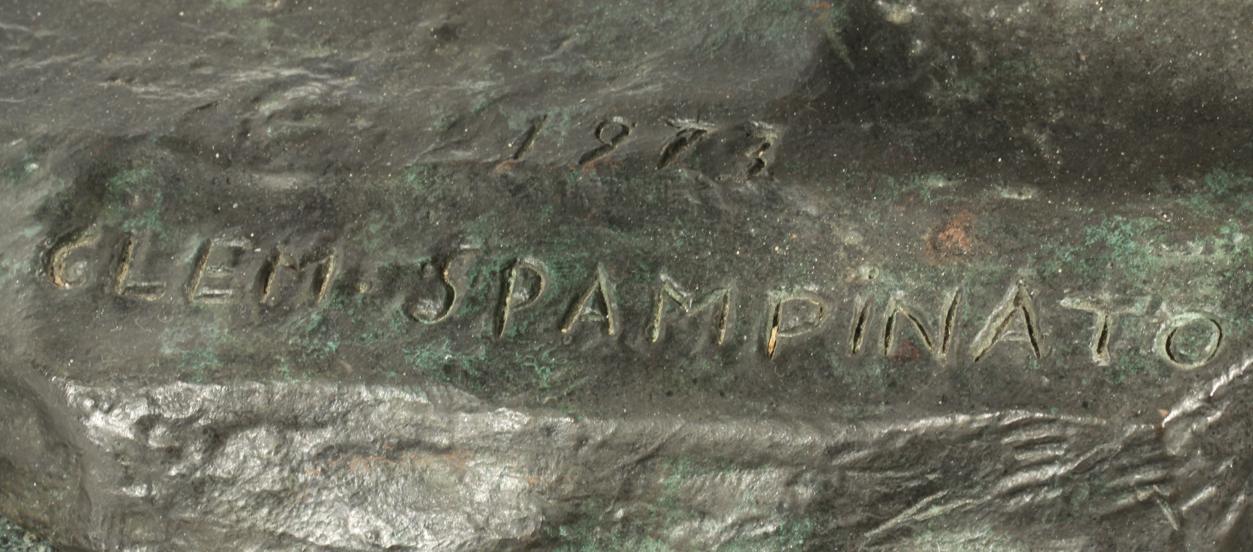 Artwork by Clemente Spampinato, You Crazy Bay, Made of bronze